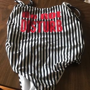 Do not disturb bathing suit